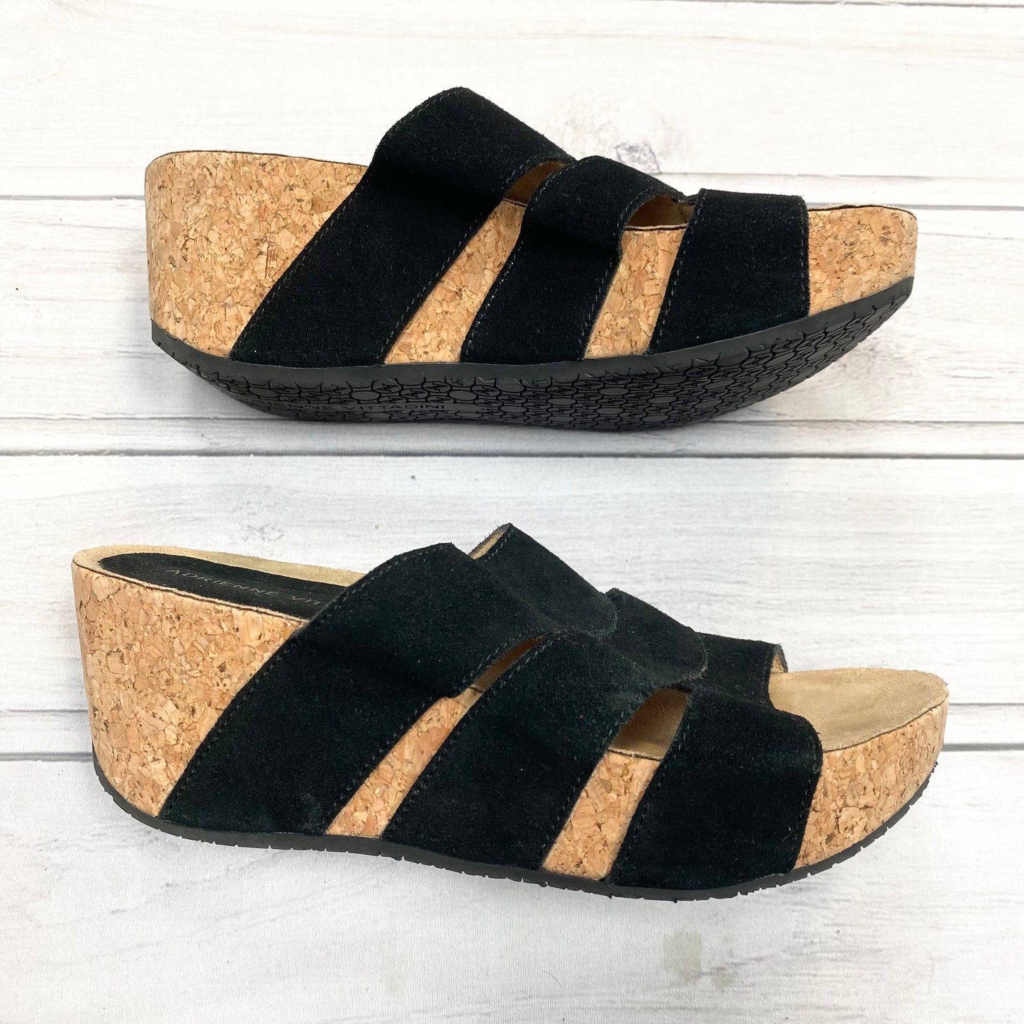 Sandals Heels Wedge By Adrienne Vittadini  Size: 5.5