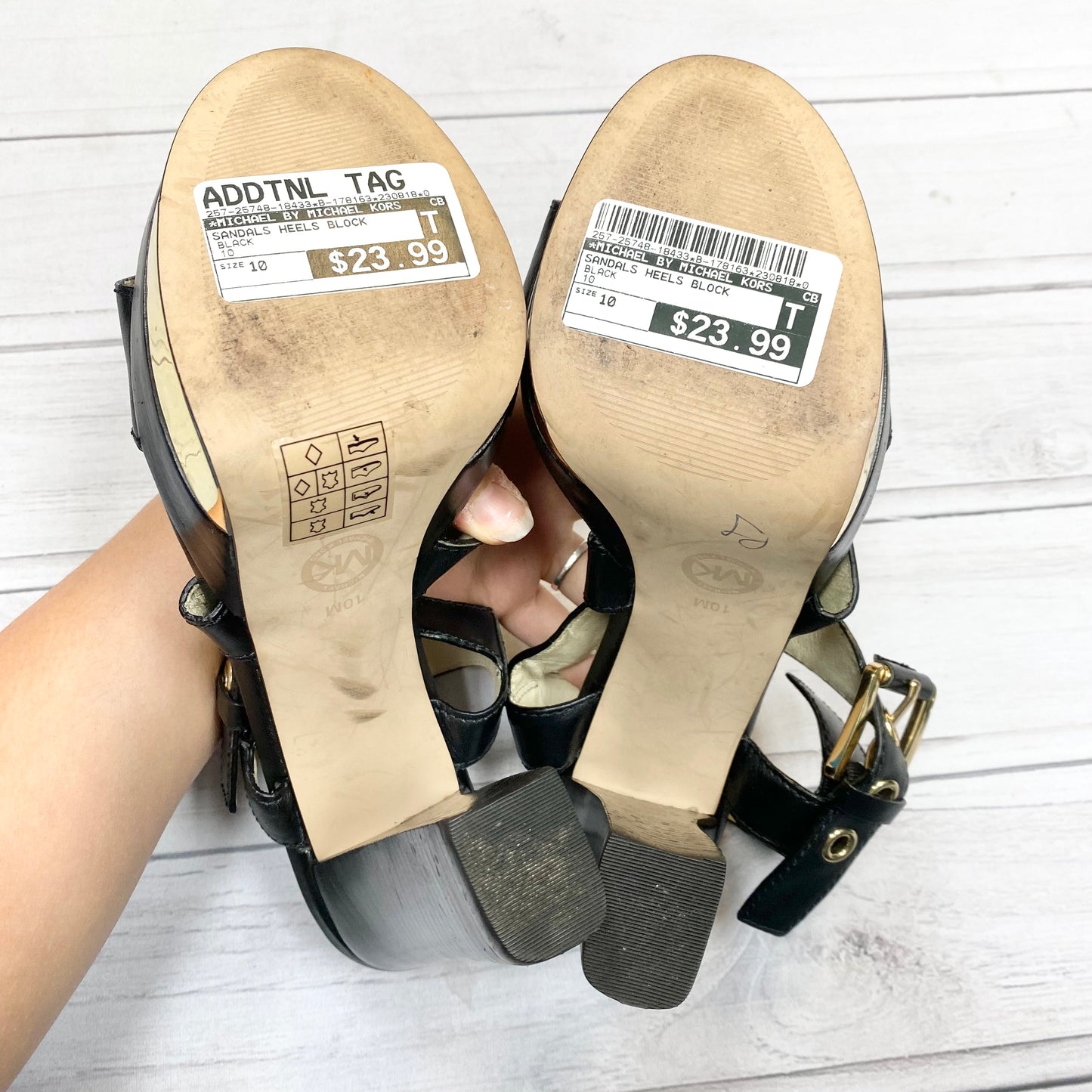 Sandals Heels Block By Michael By Michael Kors  Size: 10