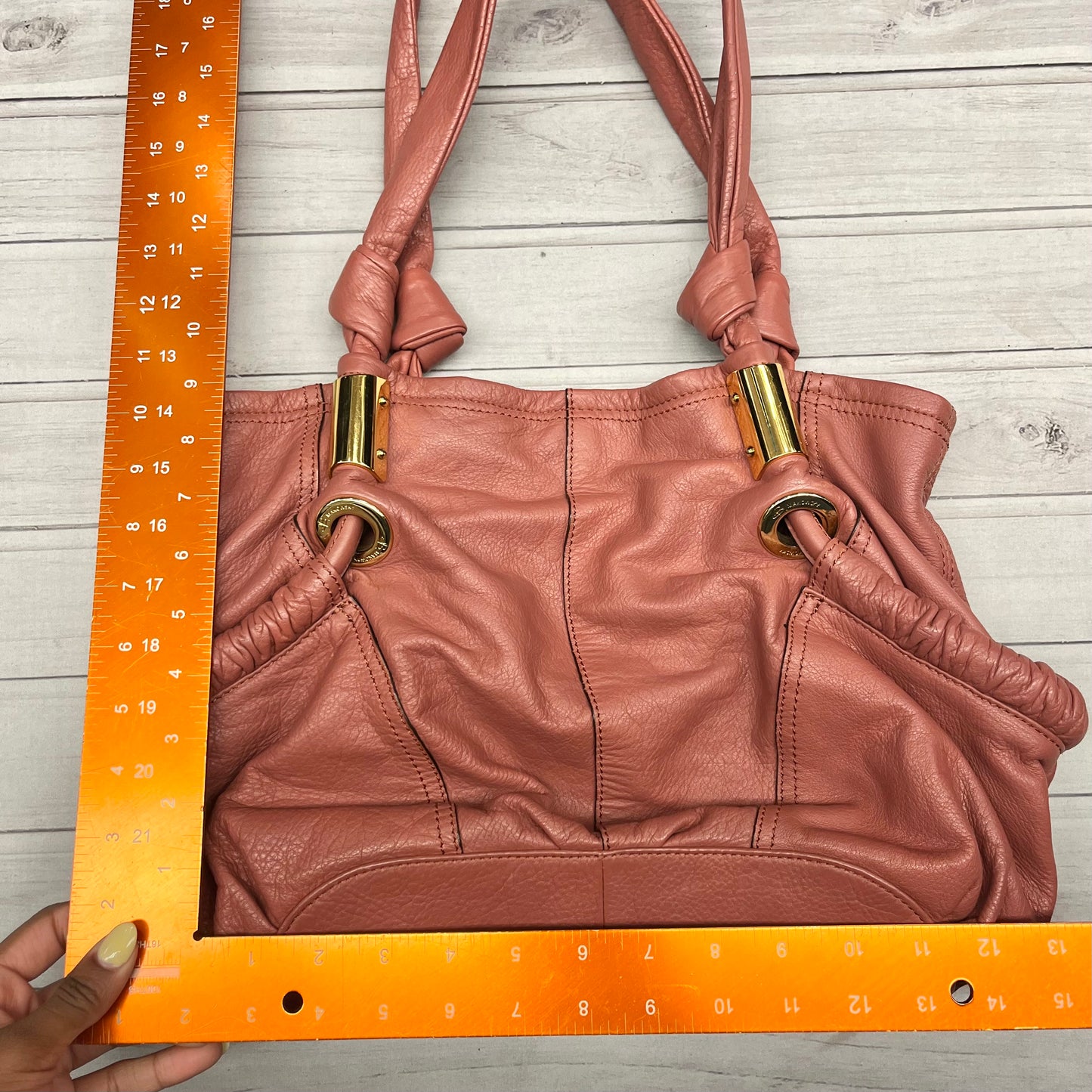 Handbag Leather By B Makowsky  Size: Large
