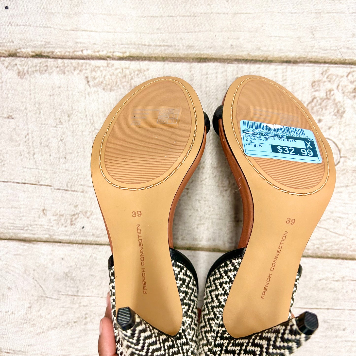 Sandals Heels Stiletto By French Connection  Size: 8.5