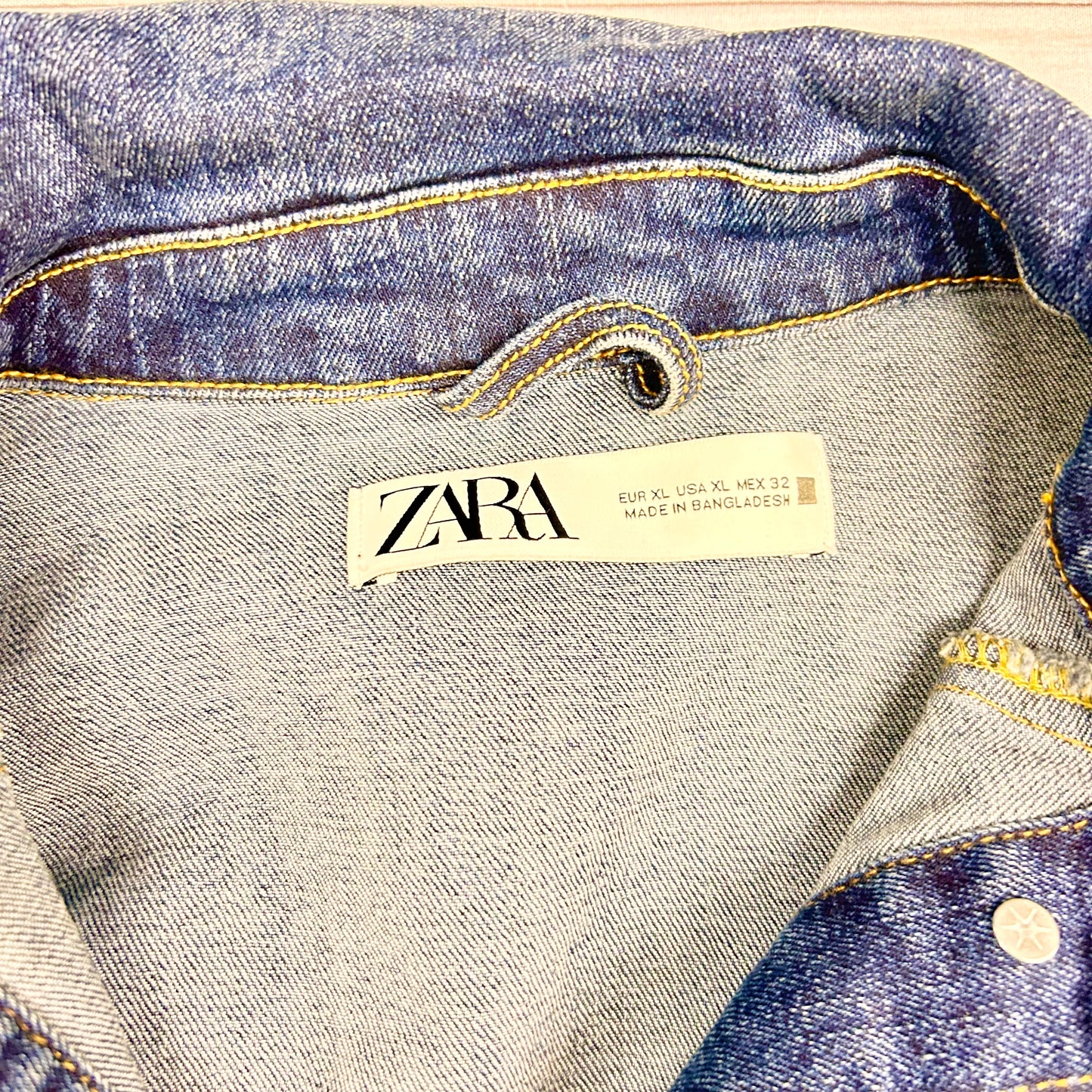 Jacket Denim By Zara  Size: Xl